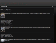 Tablet Screenshot of homologacionescanarias.blogspot.com