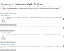 Tablet Screenshot of crescereconlamusica.blogspot.com