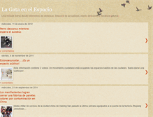 Tablet Screenshot of lagataenelespacio.blogspot.com