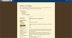 Desktop Screenshot of diariodeestagio.blogspot.com