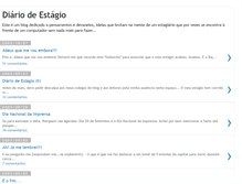 Tablet Screenshot of diariodeestagio.blogspot.com