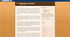 Desktop Screenshot of halloweencostume.blogspot.com