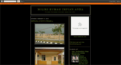 Desktop Screenshot of milikirumahimpian.blogspot.com