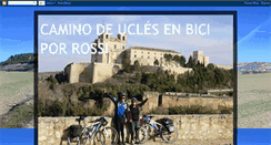 Desktop Screenshot of caminodeuclesenbici-rossi.blogspot.com