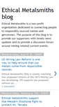 Mobile Screenshot of ethicalmetalsmithsblog.blogspot.com