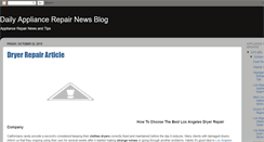 Desktop Screenshot of ez-appliancerepair.blogspot.com