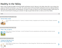 Tablet Screenshot of healthyinthevalley.blogspot.com