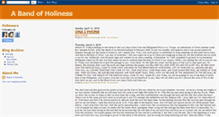 Desktop Screenshot of abandofholiness.blogspot.com