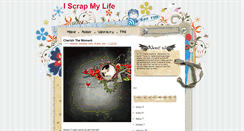 Desktop Screenshot of iscrapmylife.blogspot.com