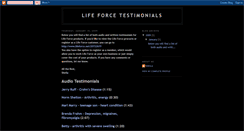 Desktop Screenshot of lifeforcechangedmylife.blogspot.com