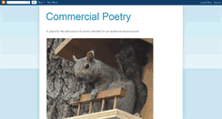 Desktop Screenshot of commercialpoetry.blogspot.com