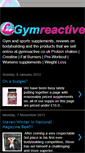 Mobile Screenshot of gymreactive.blogspot.com