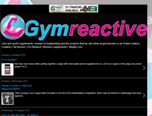 Tablet Screenshot of gymreactive.blogspot.com