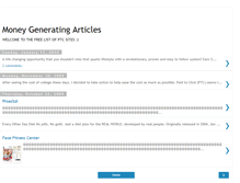 Tablet Screenshot of moneygeneratingarticles.blogspot.com