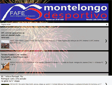 Tablet Screenshot of montelongodesportivo.blogspot.com