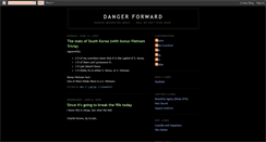 Desktop Screenshot of dangerforward.blogspot.com