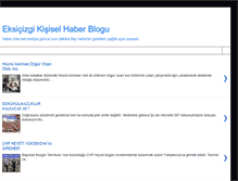 Tablet Screenshot of eksicizgi.blogspot.com