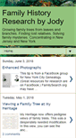 Mobile Screenshot of familyhistoryresearchbyjody.blogspot.com