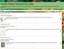 Tablet Screenshot of familyhistoryresearchbyjody.blogspot.com