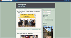 Desktop Screenshot of carlosgarod.blogspot.com