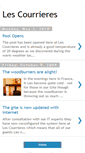 Mobile Screenshot of lescourrieres.blogspot.com