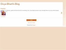 Tablet Screenshot of divyabhartiportal.blogspot.com