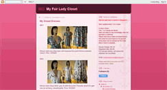 Desktop Screenshot of myfaircloset.blogspot.com