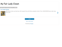 Tablet Screenshot of myfaircloset.blogspot.com