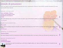 Tablet Screenshot of intuicaodepensamento.blogspot.com