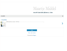 Tablet Screenshot of maartje-middel.blogspot.com