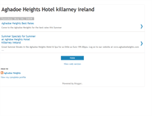 Tablet Screenshot of aghadoeheightshotelkillarney.blogspot.com