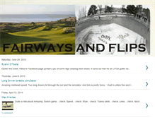 Tablet Screenshot of fairwaysandflips.blogspot.com