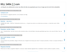 Tablet Screenshot of killsara.blogspot.com