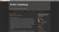 Desktop Screenshot of ankinkirjablogi.blogspot.com