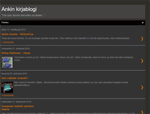Tablet Screenshot of ankinkirjablogi.blogspot.com