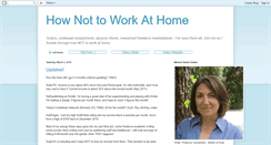 Desktop Screenshot of hownottoworkathome.blogspot.com