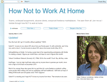 Tablet Screenshot of hownottoworkathome.blogspot.com