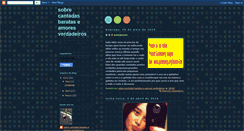 Desktop Screenshot of cantadaseamores.blogspot.com