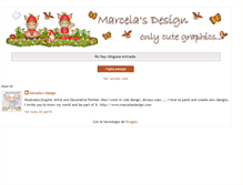 Tablet Screenshot of marcelasdesign.blogspot.com