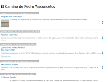 Tablet Screenshot of elcaminodepedrovasconcelos.blogspot.com