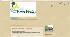 Desktop Screenshot of pousadaduaspraias.blogspot.com