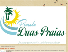 Tablet Screenshot of pousadaduaspraias.blogspot.com