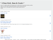 Tablet Screenshot of chezknit.blogspot.com