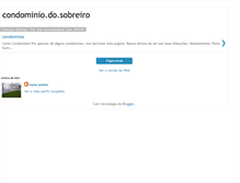 Tablet Screenshot of condominio-do-sobreiro.blogspot.com