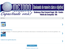 Tablet Screenshot of metodocursos.blogspot.com