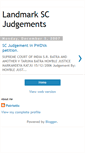Mobile Screenshot of landmarkscjudgements.blogspot.com