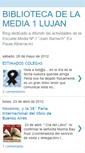 Mobile Screenshot of bibliotecadelamedia1lujan.blogspot.com