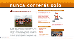 Desktop Screenshot of nuncacorrerassolo.blogspot.com