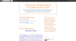 Desktop Screenshot of pedagogiainterdisciplinar.blogspot.com