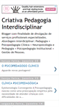 Mobile Screenshot of pedagogiainterdisciplinar.blogspot.com